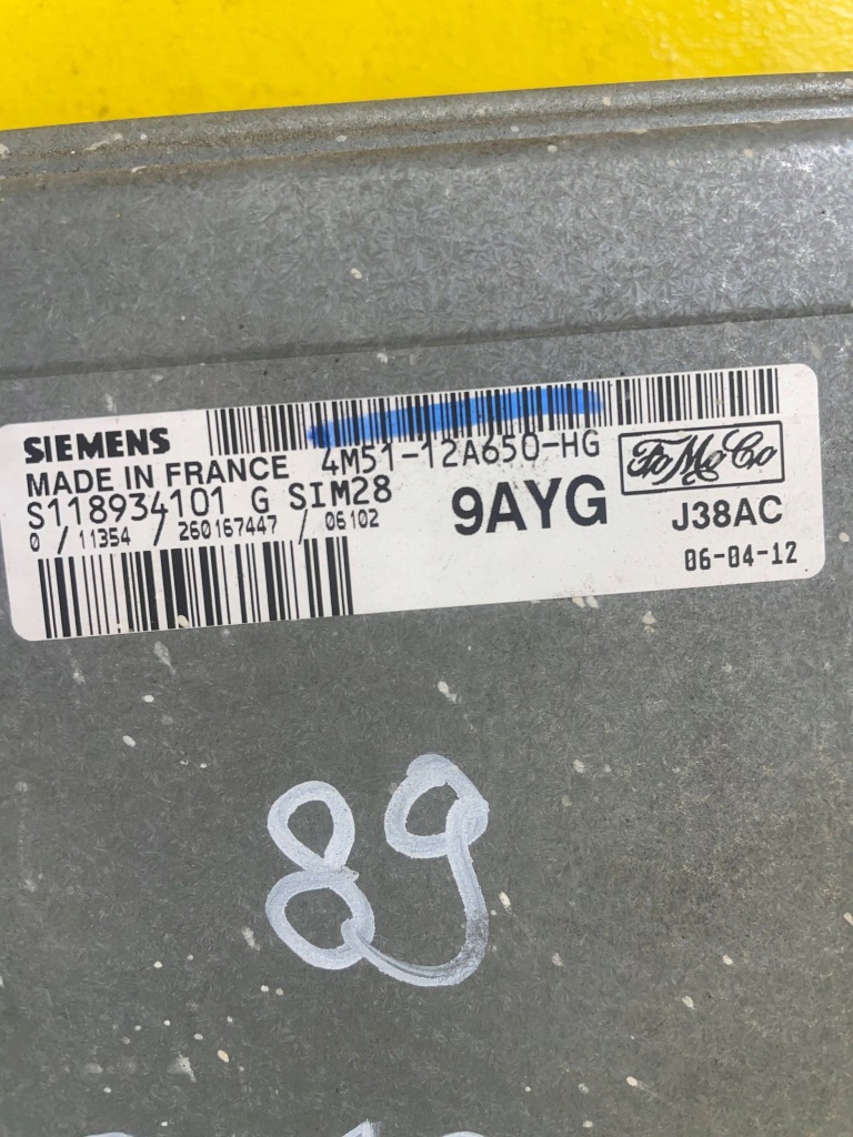 фото №4, Ford focus бортовий комп'ютер блок керування двигуна