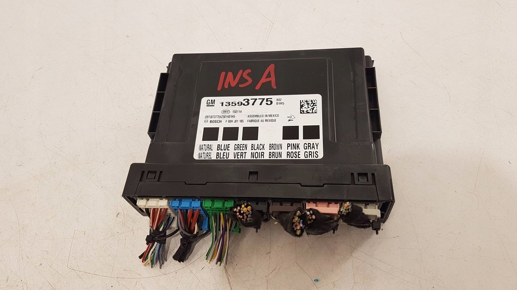 фото №1, Opel insignia a модуль блок управления комфорта 13593775