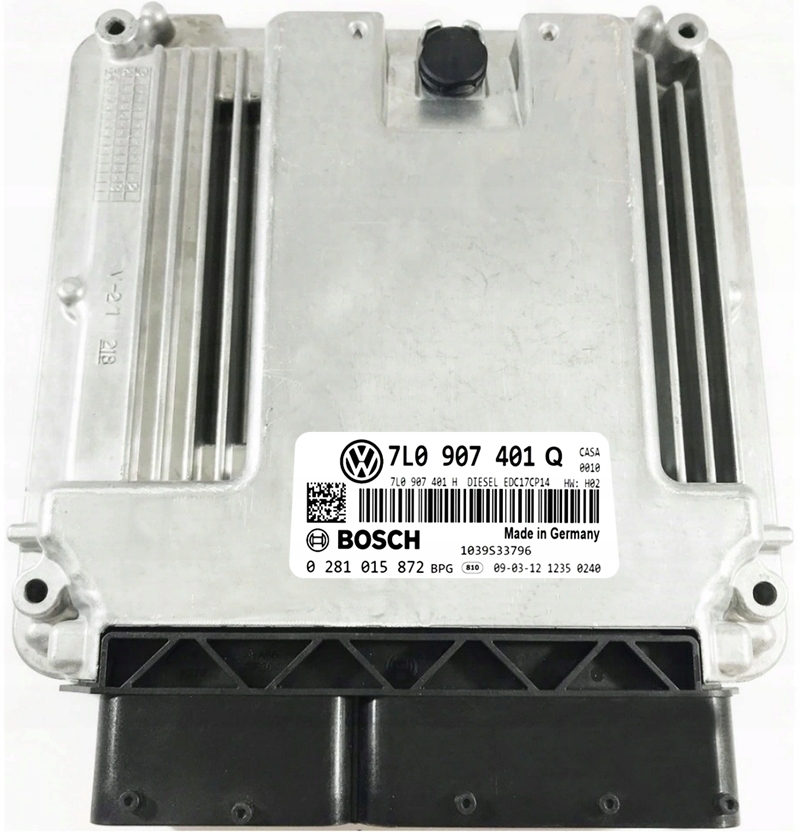 фото №1, Бортовой компьютер ecu vw touareg 3.0 7l0907401q 0281015872
