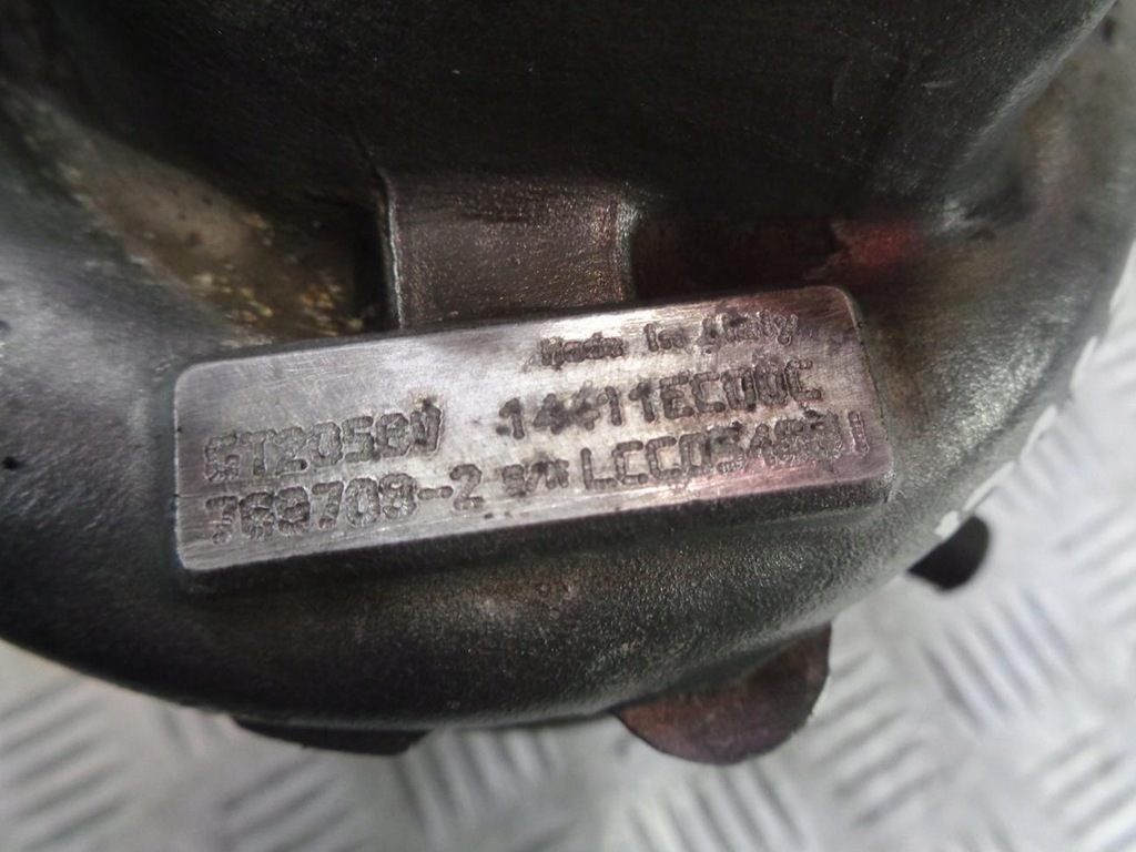 фото №11, Турбина турбонагнетатель nissan navara d40 2.5 dci 2005- gt2056v 14411ec00c