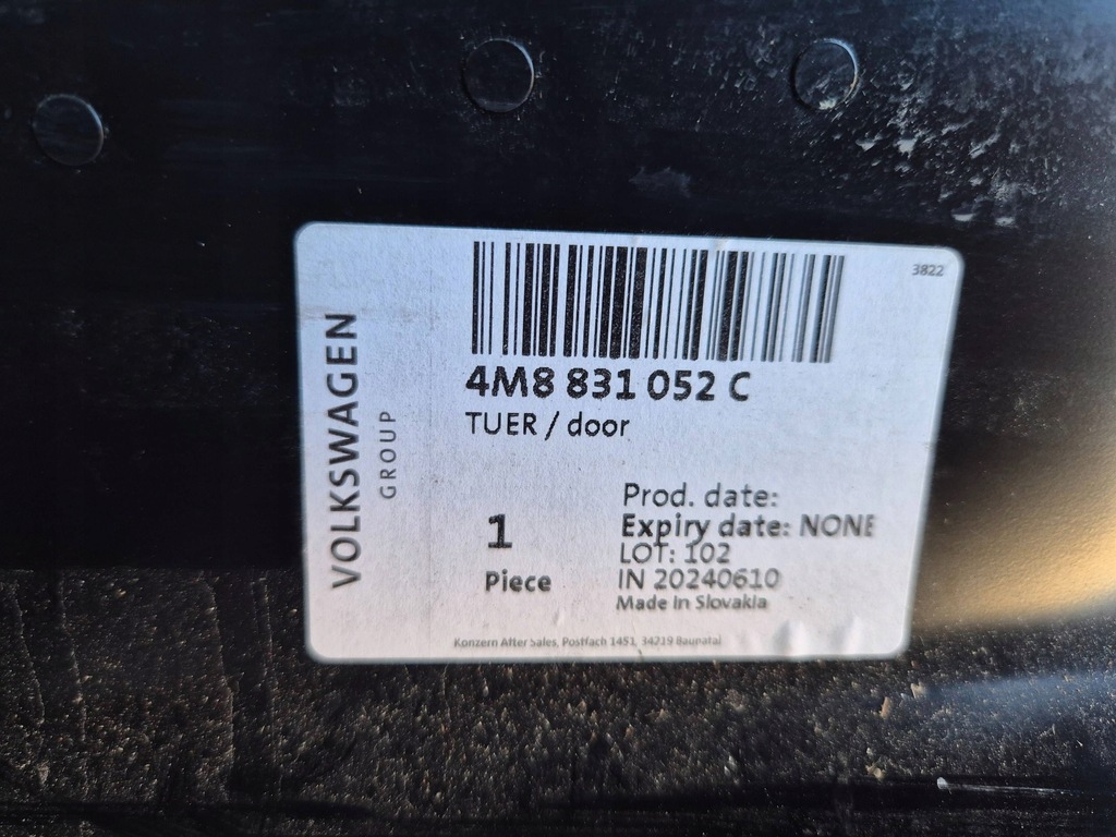 фото №9, Audi q8 4m8 18- дверь правый перед org