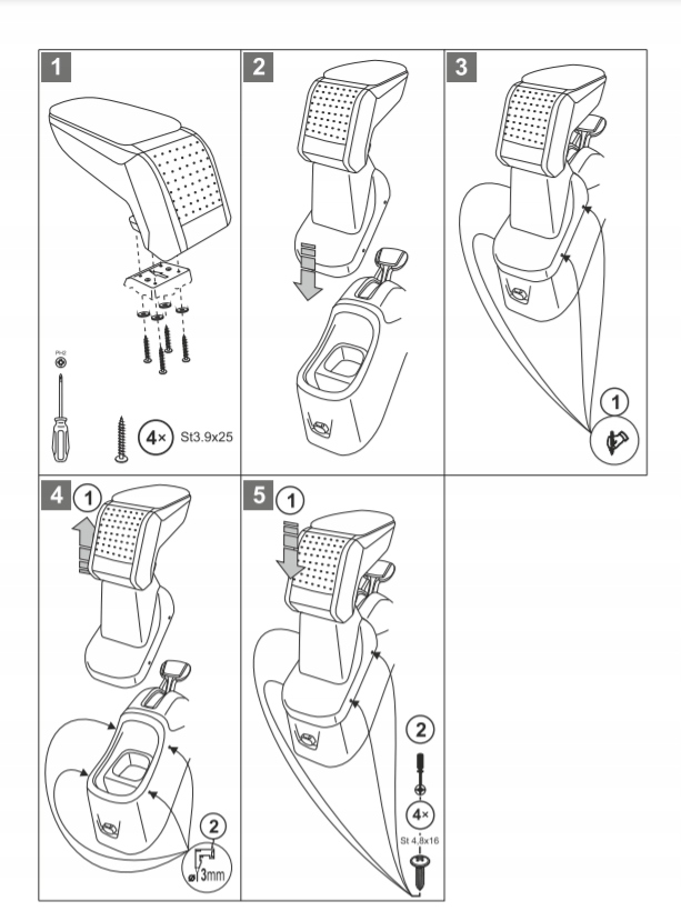 фото №7, Подлокотник citroen cactus 2014-2021 armster s