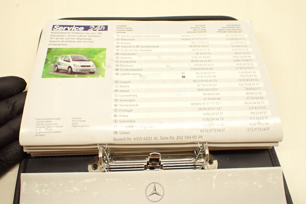 Чехол чехол книга сервисная mercedes a klasa w168 97-04r 1708990161 с Разборки