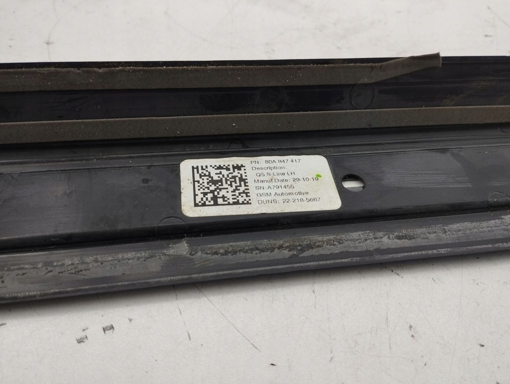 фото №6, Audi q5 sq5 2020 ліва сторона захист накладки передньої