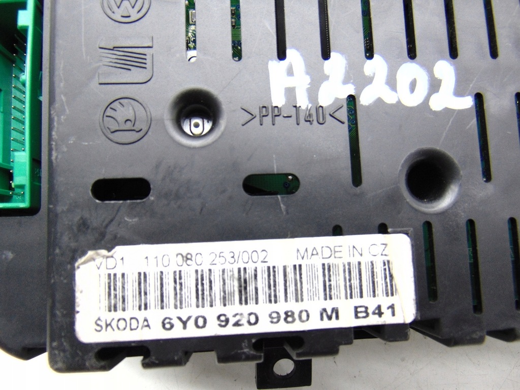 фото №7, Лічильник прилади skoda fabia 6y0920980m