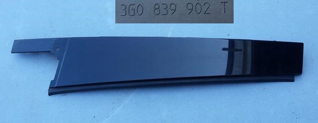фото №1, Молдинг стойка дверь правый задняя vw passat b8 3g0839902t