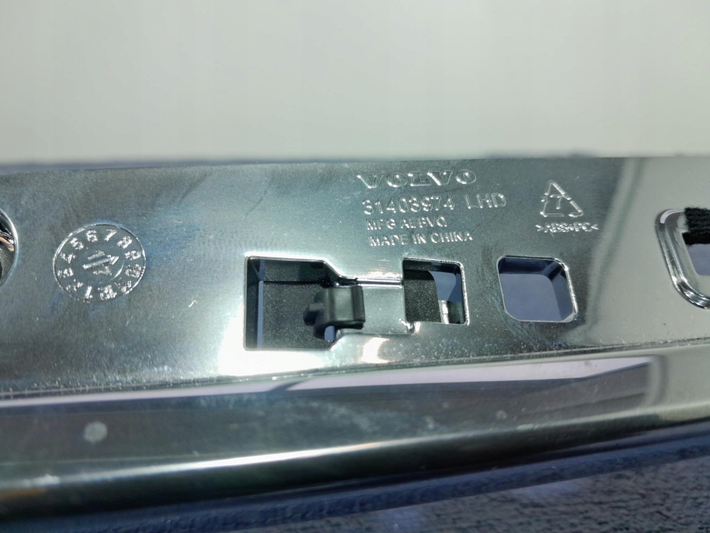 фото №6, Volvo s90 v90 ii 16- каркас рамка панелі dekor ґрати обдув хром 31403976