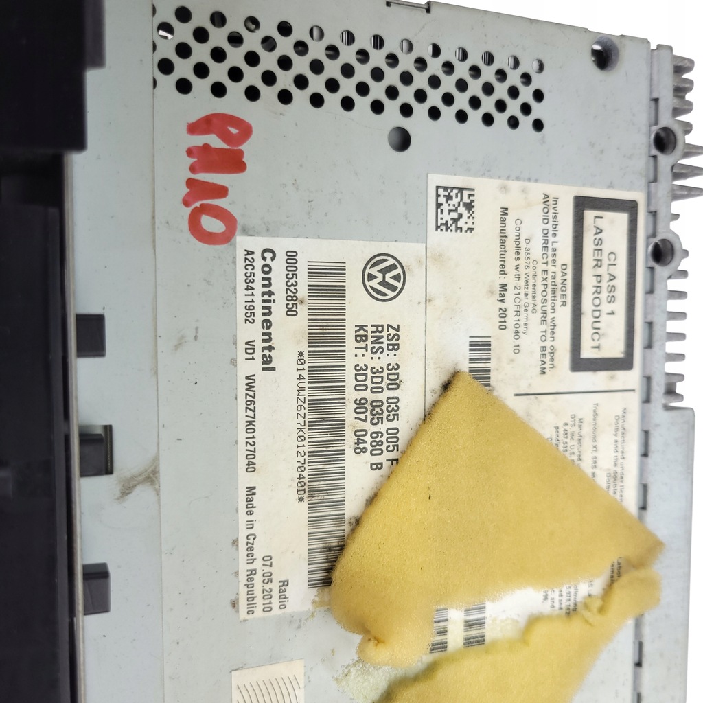 фото №9, Vw phaeton ii lift радіо навігація navi 3d0035005f