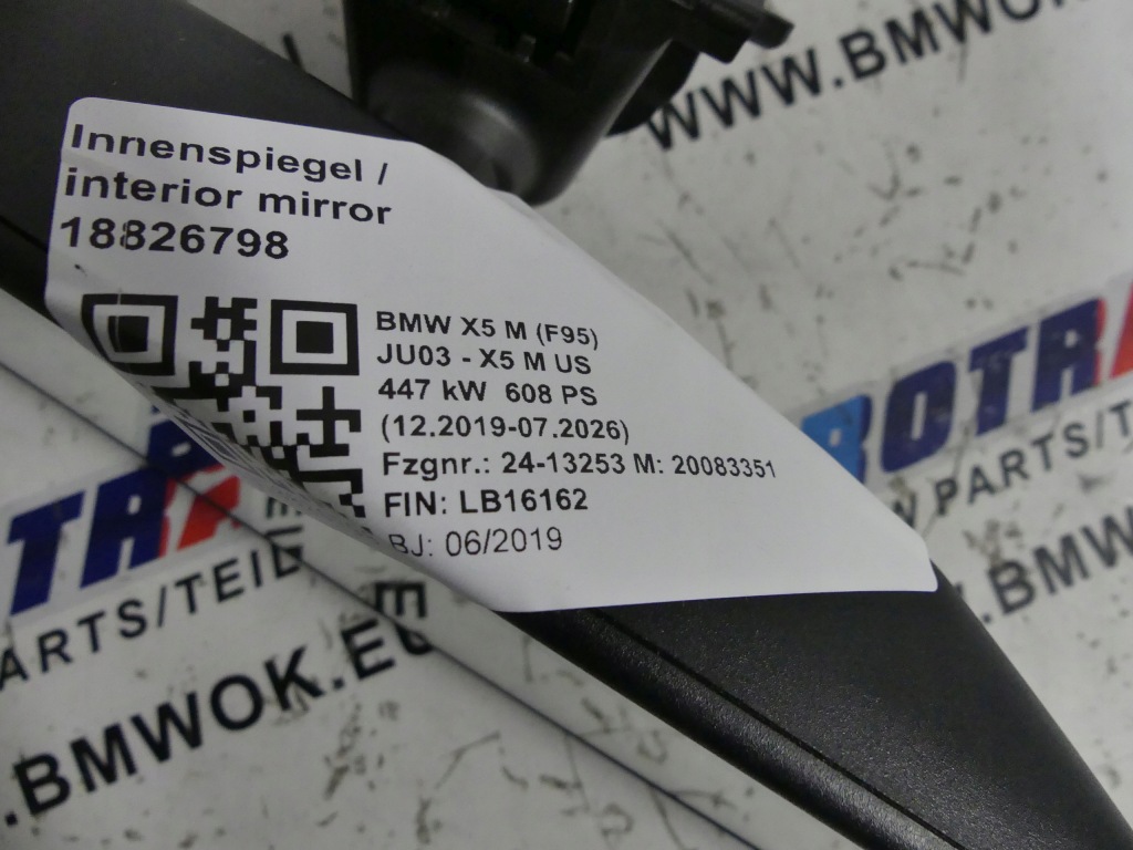 Bmw g01 g02 g05 f97 f98 f95 lci дзеркало внутрішнє 9438989 Недорого