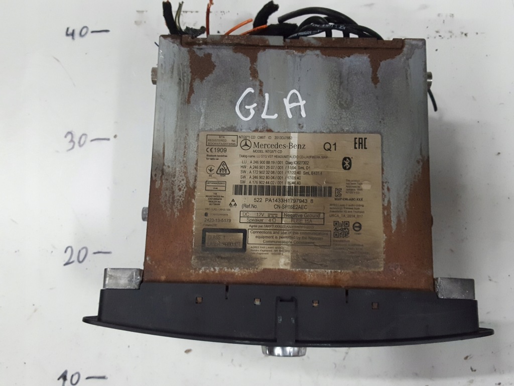 фото №2, Mercedes gla x156 13r- радио cd навигация