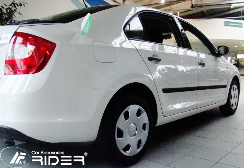 фото №3, Накладки боковой дверь защитное skoda rapid