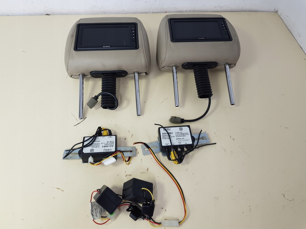 фото №1, Lexus rx300 rx ii подголовники передние dvd комплект fv