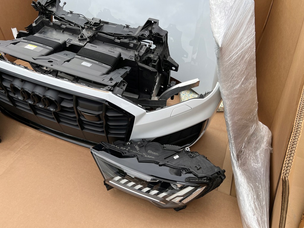 фото №14, Audi q7 4m s-line lift 2020 3,0 tdi перед kompletny laser ls9r