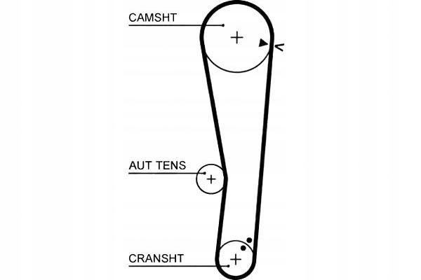 фото №1, Gates ремінь розподільного валу hyundai accent ii getz lantra