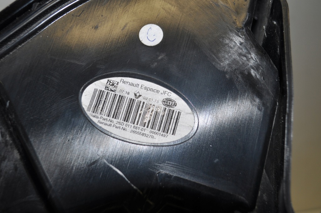 фото №7, Лампа левый задняя led renault espace v 265558327r