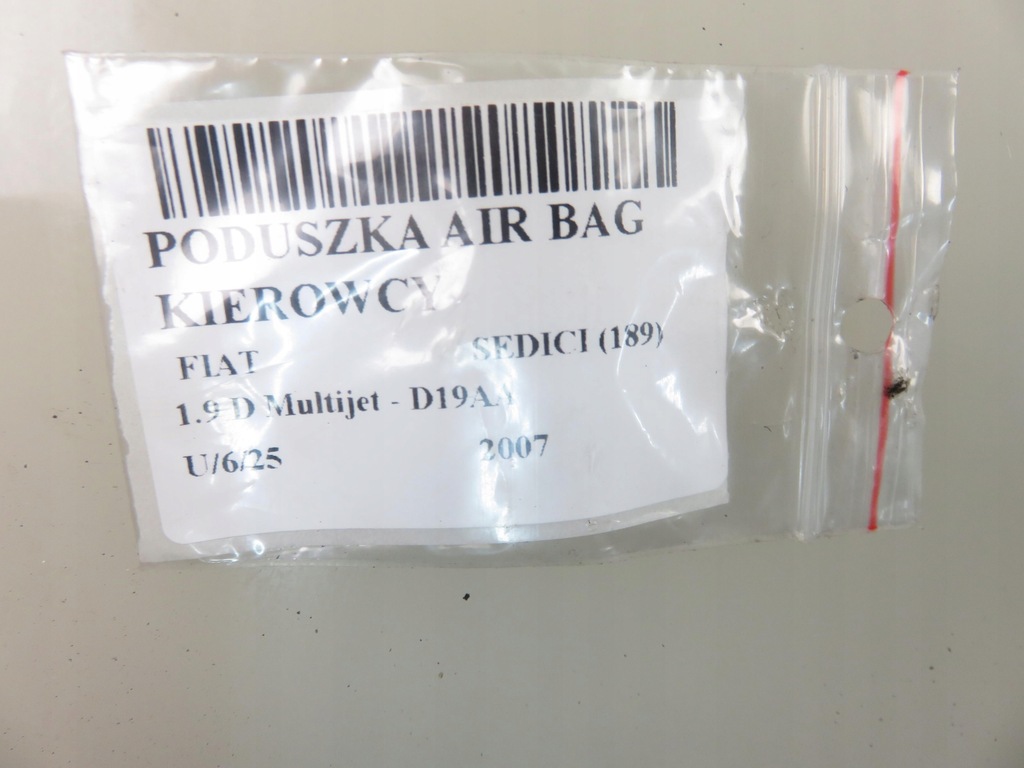 фото №8, Подушка водителя fiat sedici 189 4815079j10