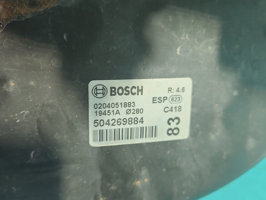 фото №8, Усилитель тормозов тормозные iveco daily v 14- 020451883 504269884 2.3 hpi