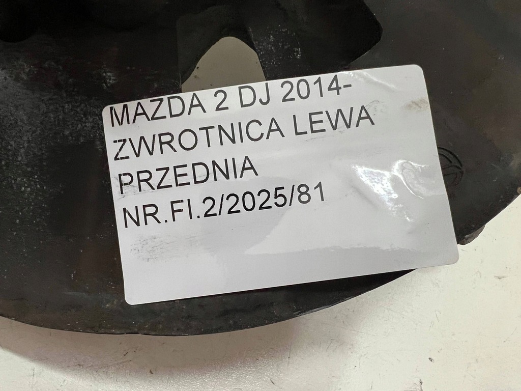 фото №8, Mazda 2 dj 2014- 1.5 ben skyactiv поворотный кулак левый перед ступица с датчиком