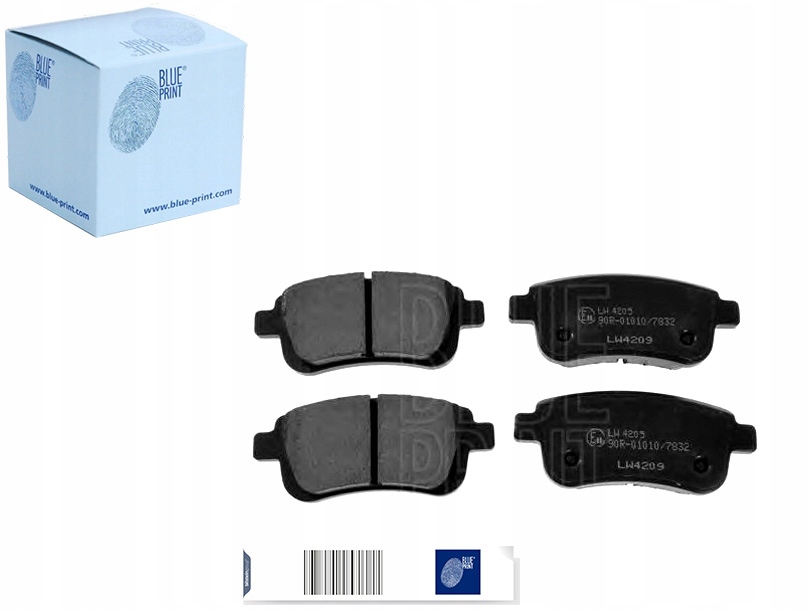 фото №1, Bluadr164202 гальмівні колодки гальмівні задня renault clio v g