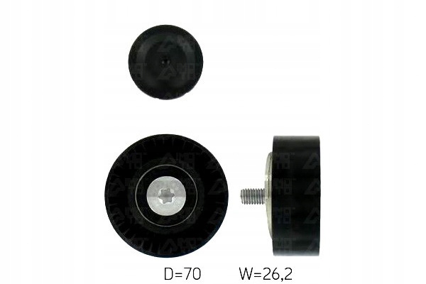фото №1, Skf ролик направляющая ремень bmw 5 e60 5 e61 6