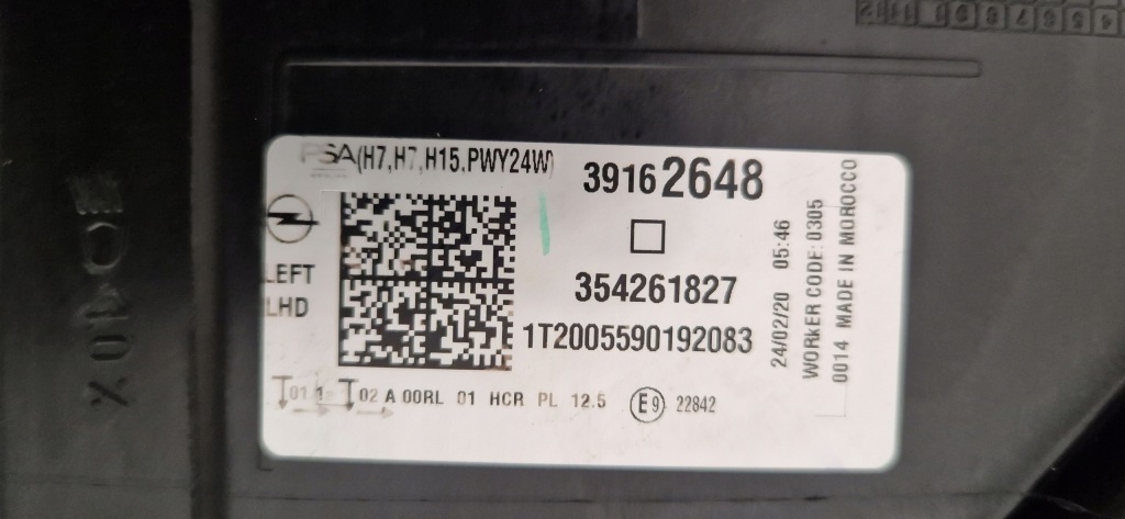 фото №5, Opel corsa f лампа передня ліва