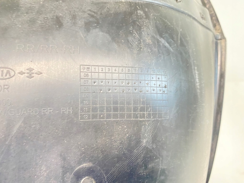 фото №10, Подкрылок правое задняя задние kia ceed i hb kombi 06-12