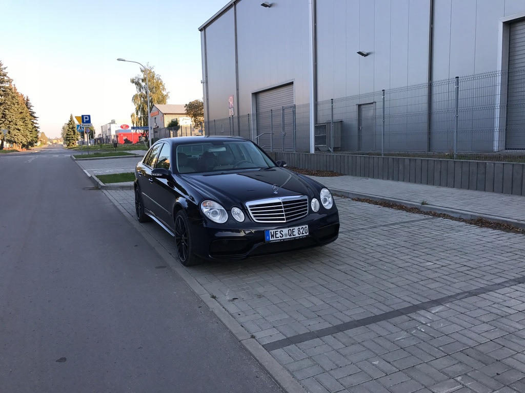 фото №7, Mercedes w211 facelift face lift бампер передній перед спойлер тюнінг