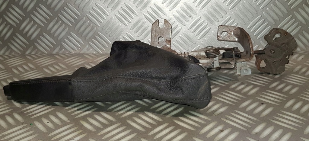 фото №6, Bmw 5 e60 e61 рычаг тормоза ручного ручка чехол чёрный 6775490 euro