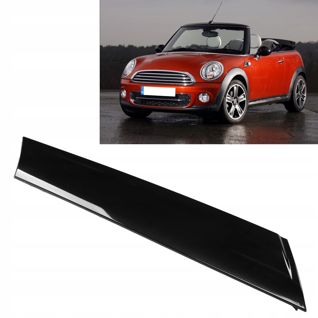 фото №7, Ліва скло автомобіля блок двигуна a захист стійка 51137272583 czarna молдинг 8v