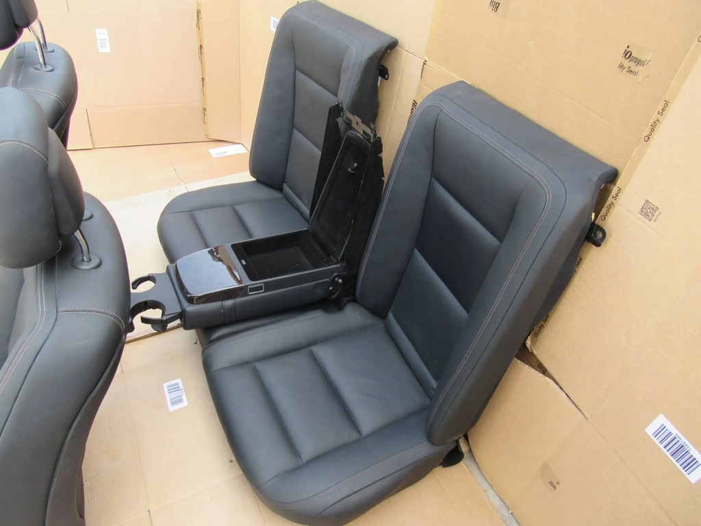 фото №9, Mercedes s w221 221 long оббивка сидіння сидіння заднє сидіння обшивки czrwona nić