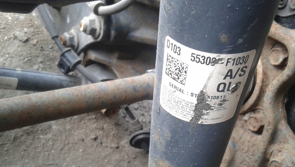 фото №14, Балка подвеска приводной вал суппорты задняя kia sportage iv 4 1,6 t-gdi 15-22