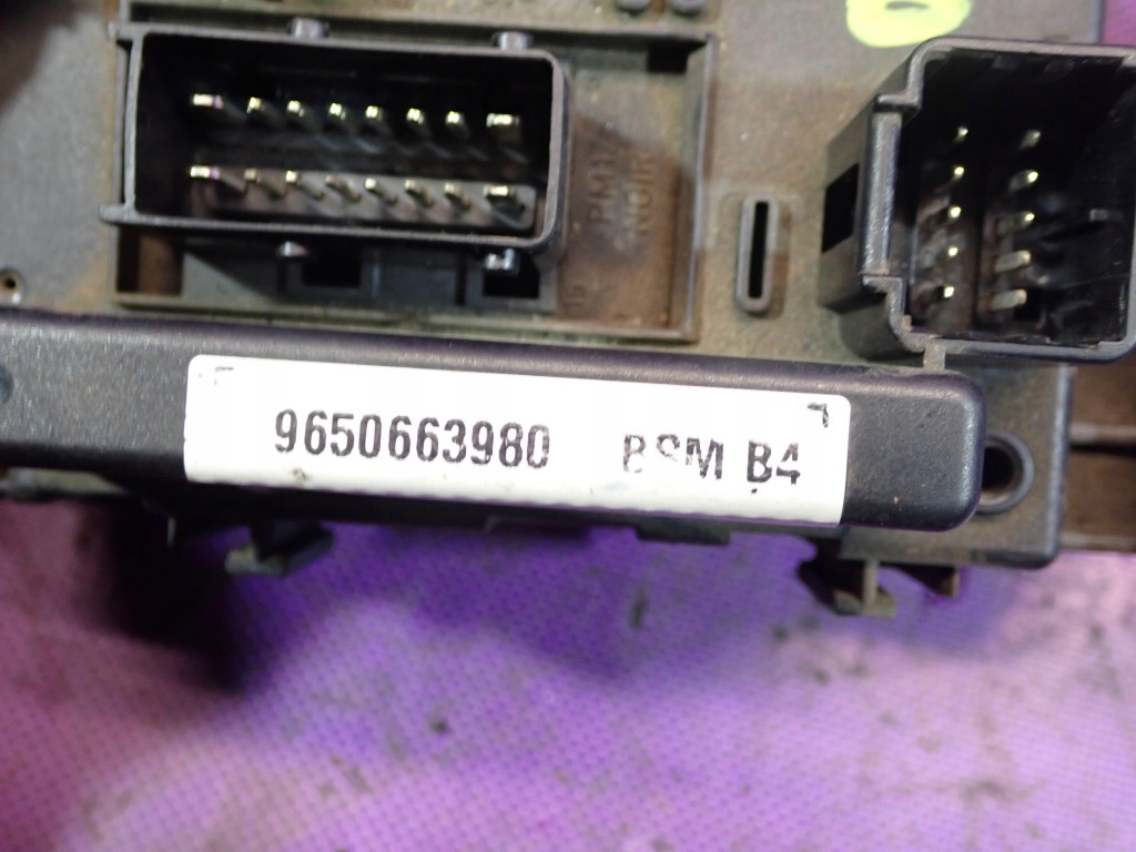 фото №6, Peugeot 307 1.6 коробка предохранителей модуль bsm 9650663980