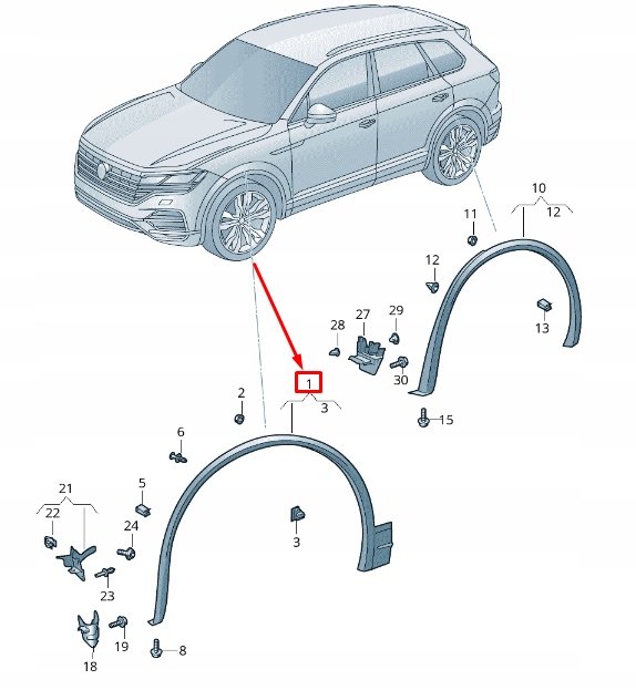 Купить Vw touareg cr передняя часть left wheel cover 760853717ggru