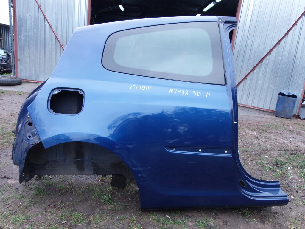 фото №2, Крыло четверть правый задняя nv432 renault clio iii 3 дверь europa