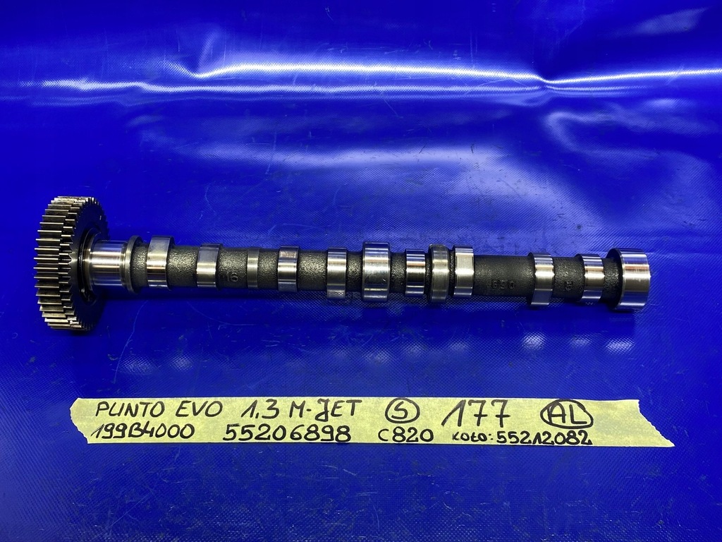 фото №12, Вал распределительного вала всасывающий punto evo doblo ii opel 1.3 m-jet 199b4000 55206898