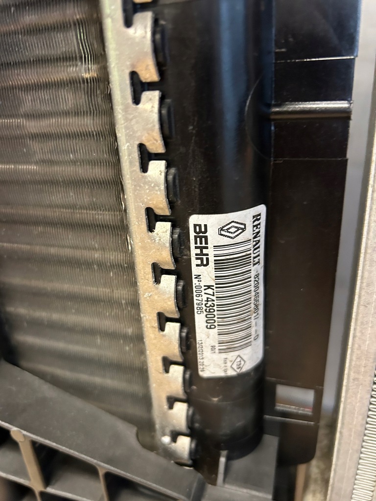 фото №5, Комплект радіатор renault kangoo ii mercedes citan 1.5 dci 2015