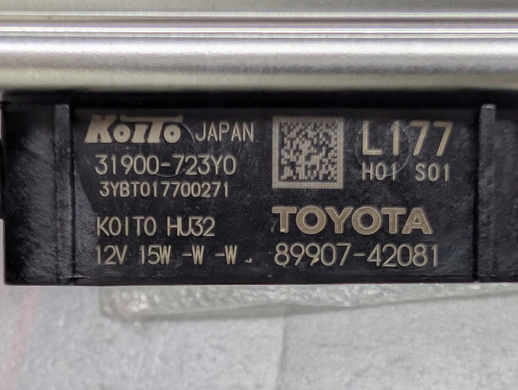 фото №7, Toyota bz4x lexus rx v преобразователь модуль led 89907-42081 nowa оригинал
