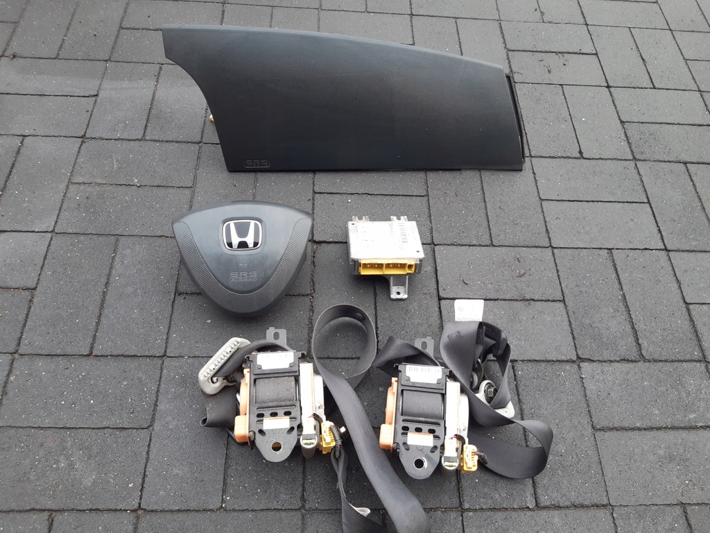 фото №6, Honda jazz ii 02-04 przedlift подушки безпеки ремені модуль