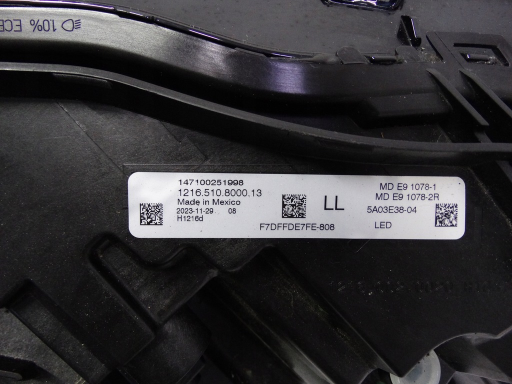 фото №16, Bmw m2 g87 2 g42 2022+ лампа правая адаптивный led золотая 5a03e38 оригинальная