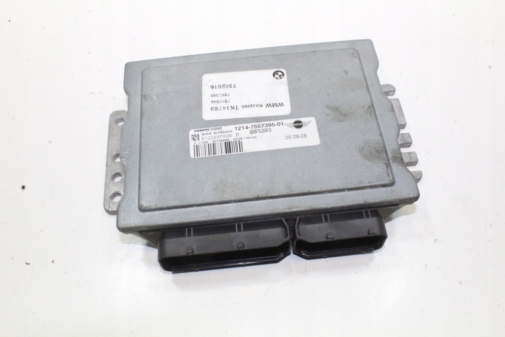 фото №4, Бортовий комп'ютер двигуна mini cooper r50, r53 7557395 1.4l бензиновий 55kw 2005