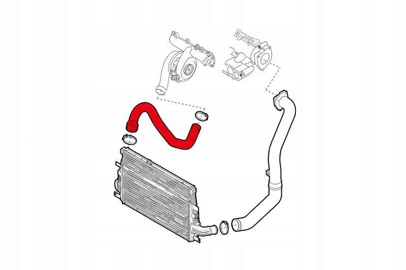 Шланг воздуха турбонагнетателя, turbo skv 24793 в Украине