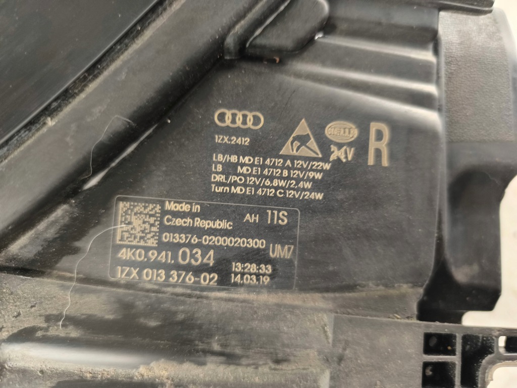 фото №16, Лампа правая full led audi a6 c8 2018-2023 - europa