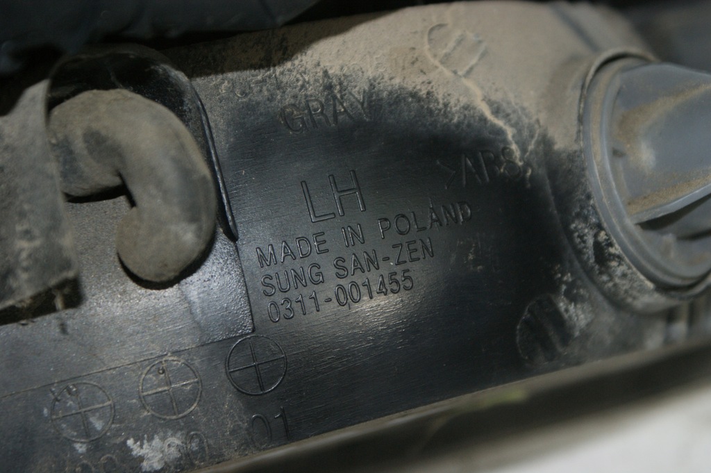 фото №14, Лампа левая задняя левый задняя крыло лампа крыла daewoo lanos 0311-001455