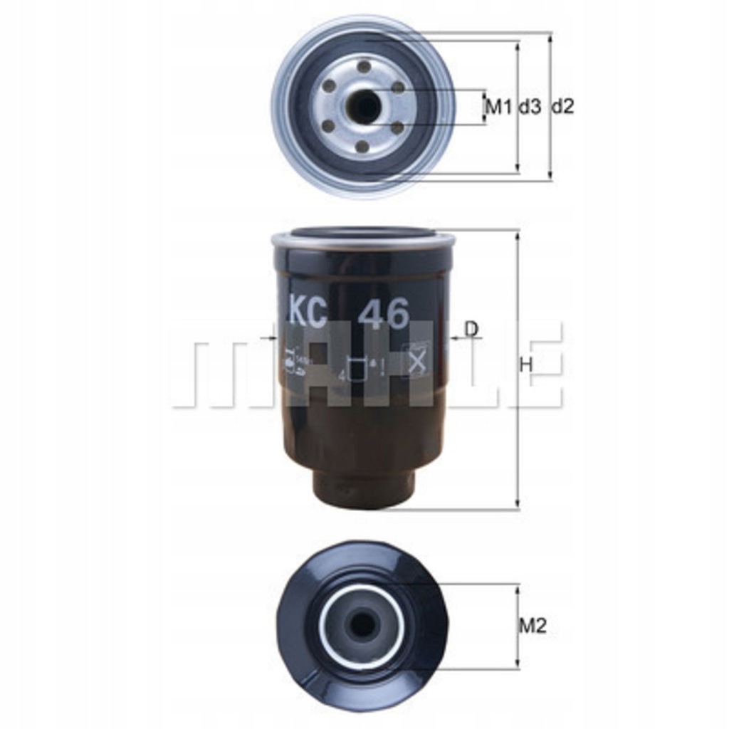 фото №3, Фильтр топлива knecht kc 46
