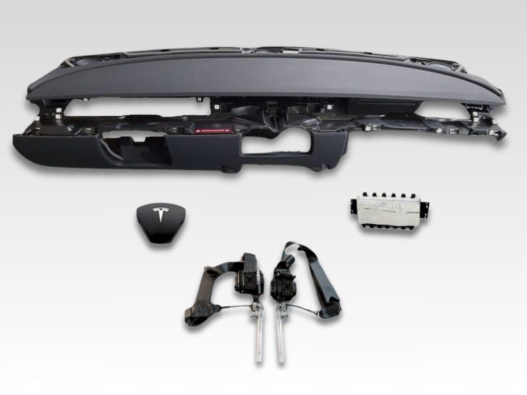 Купити Tesla 3 панель приладів подушка безпеки ремені комплект