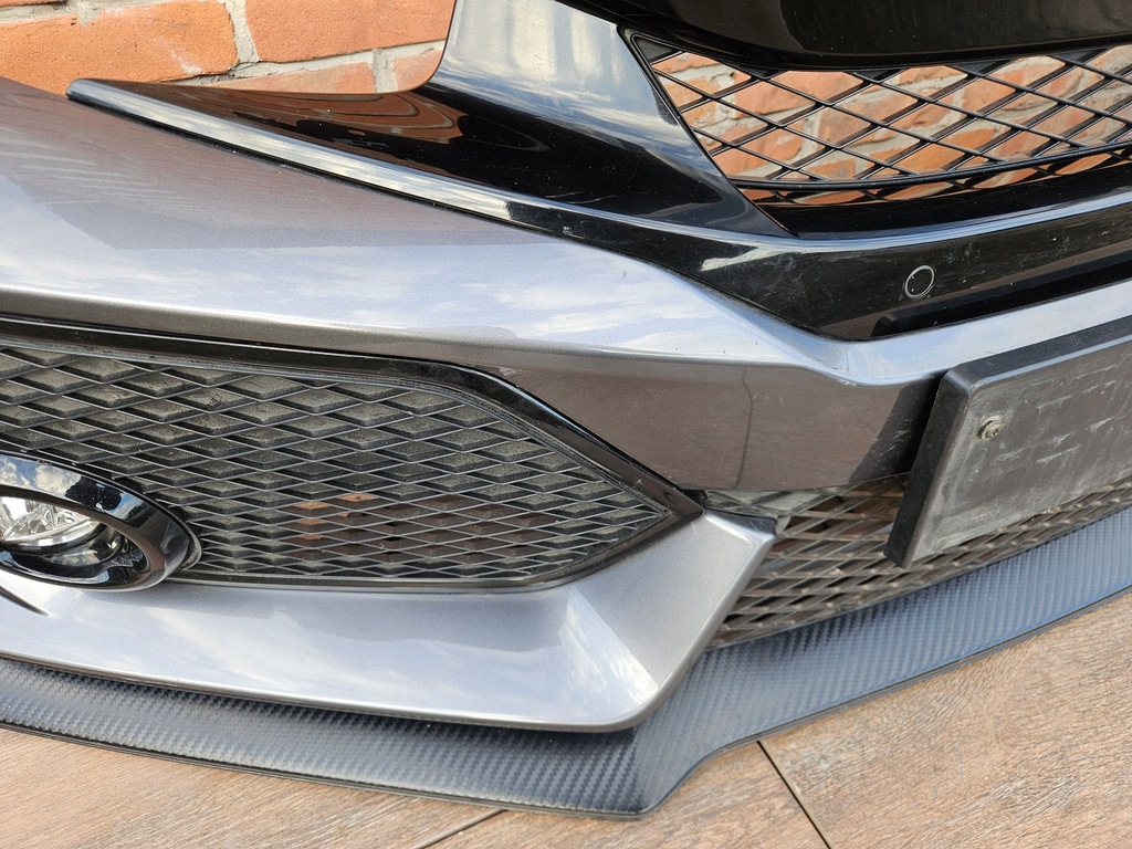 фото №7, Honda civic x 10 17-21r бампер перед pdc омыватель type-r europa nh737m