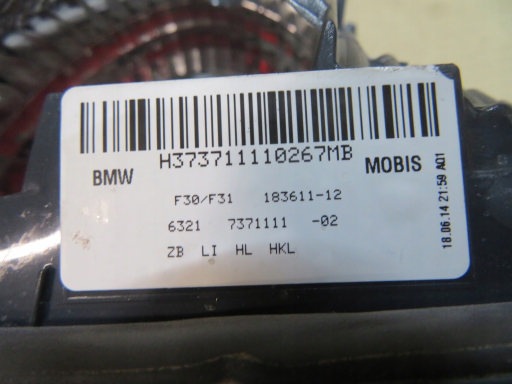 фото №12, Лампа задняя задняя w крышка левая led bmw 3 f30 7371111