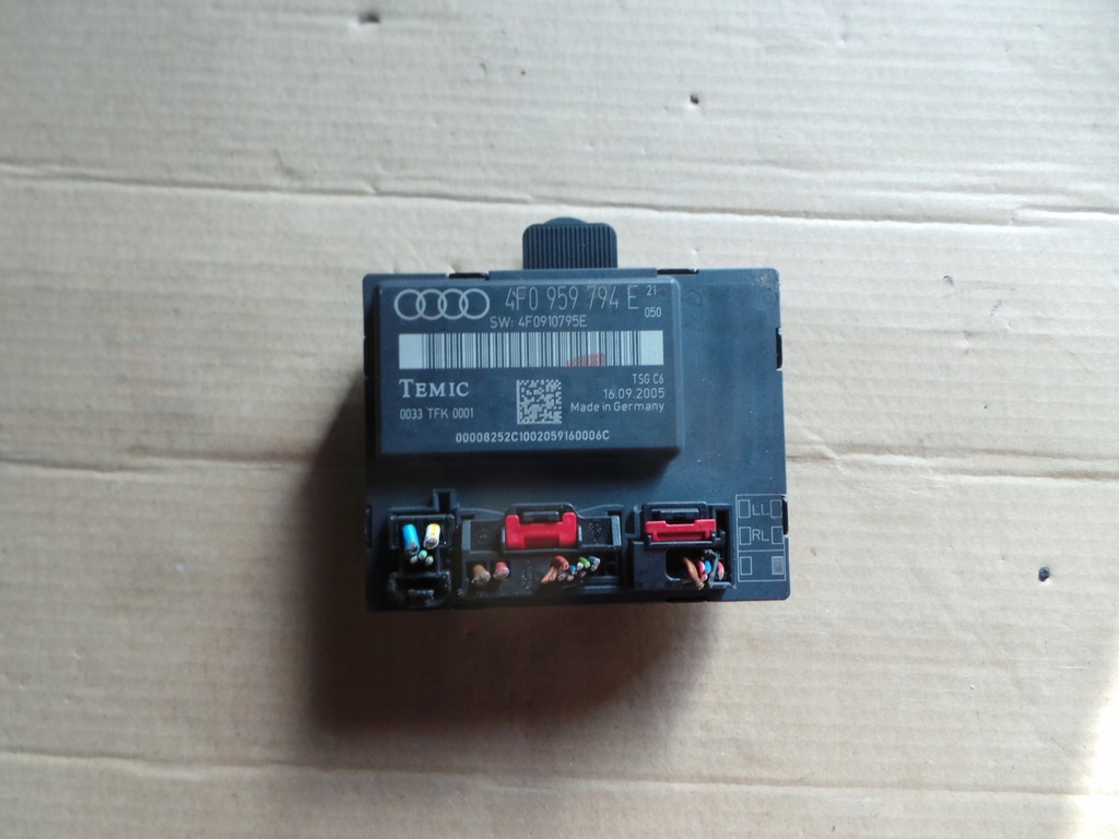 фото №1, Модуль дверь правый задняя audi a6 c6 4f0959794e