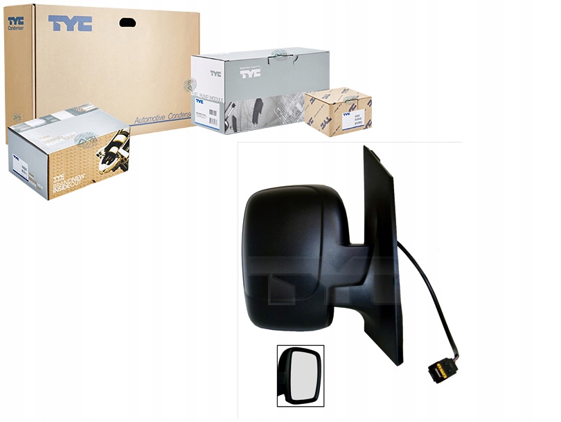 фото №1, Fiat scdo ii 2007-on дзеркало rh електричний retraci температури convex single