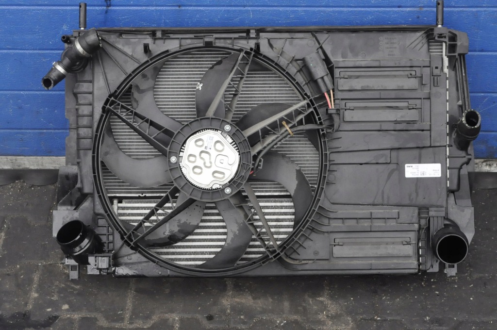 фото №10, Bmw f48 2.0 d радиатор охлаждающая жидкость кондиционера комплект 7617609